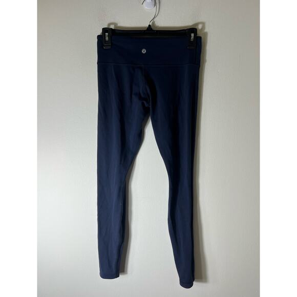 Lululemon Navy Athletic Ankle Leggins Sz 6 - Picture 2 of 2